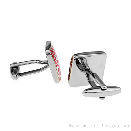Fashion Custom Engrave Cufflinks High Quality Cufflinks With Flowers